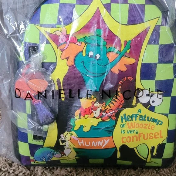 Disney Danielle Nicole Heffalump Woozle Backpack‎ NWT Winnie the Pooh Danielle Nicole Winnie the Pooh Heffalumps and Woozles Mini  main image 4